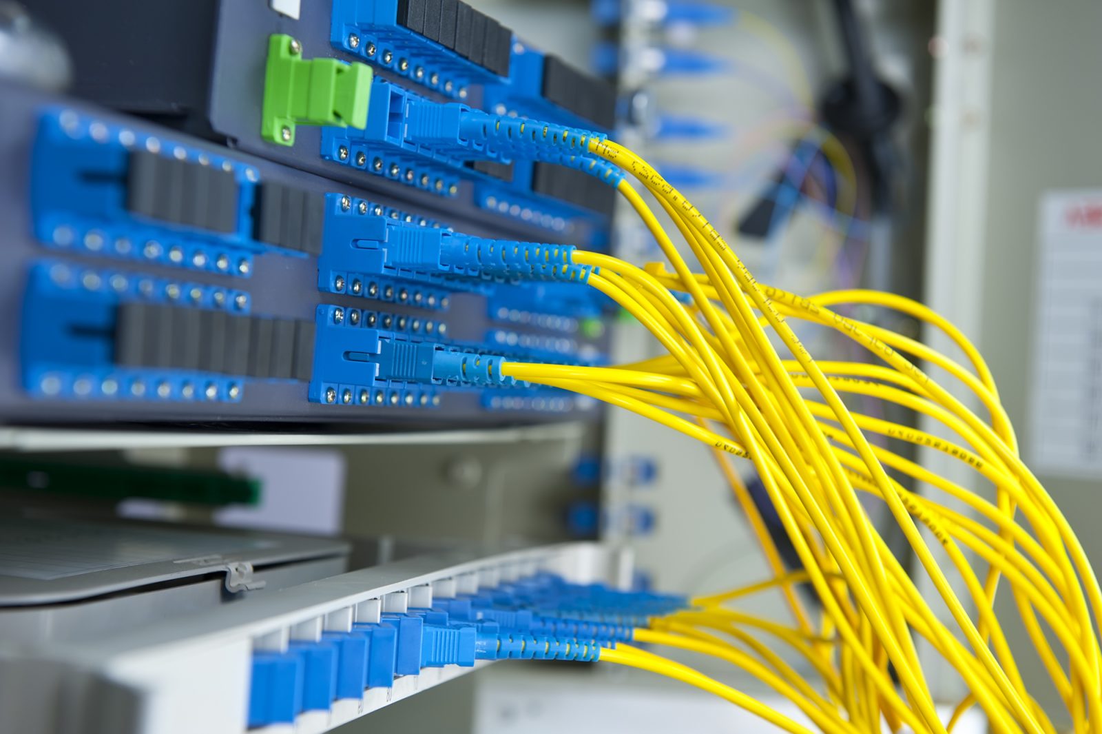 Pose de câbles à fibre optique